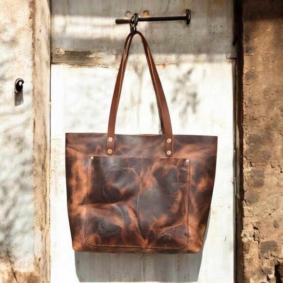 3 piece cattle branded tote set - Picture 2 of 16